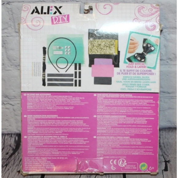 Kids Arts & Crafts DIY Activity Hair Bow Making Kit - Picture 2 of 16